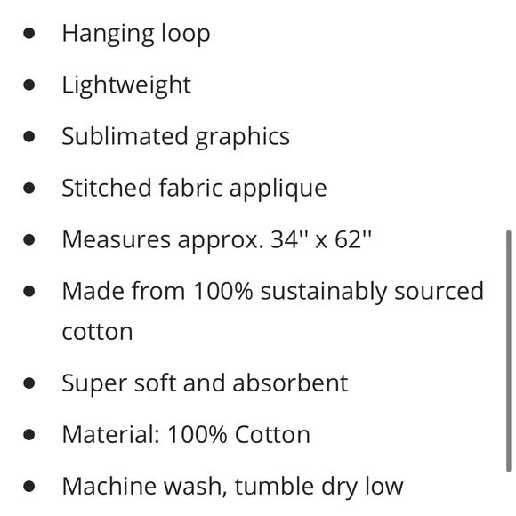 BROOKLYN NETS 💦 SLOWTIDE BEACH TOWEL NWT - Picture 2 of 7